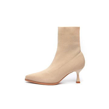 Kala Knit Boots - Beige (BEI)