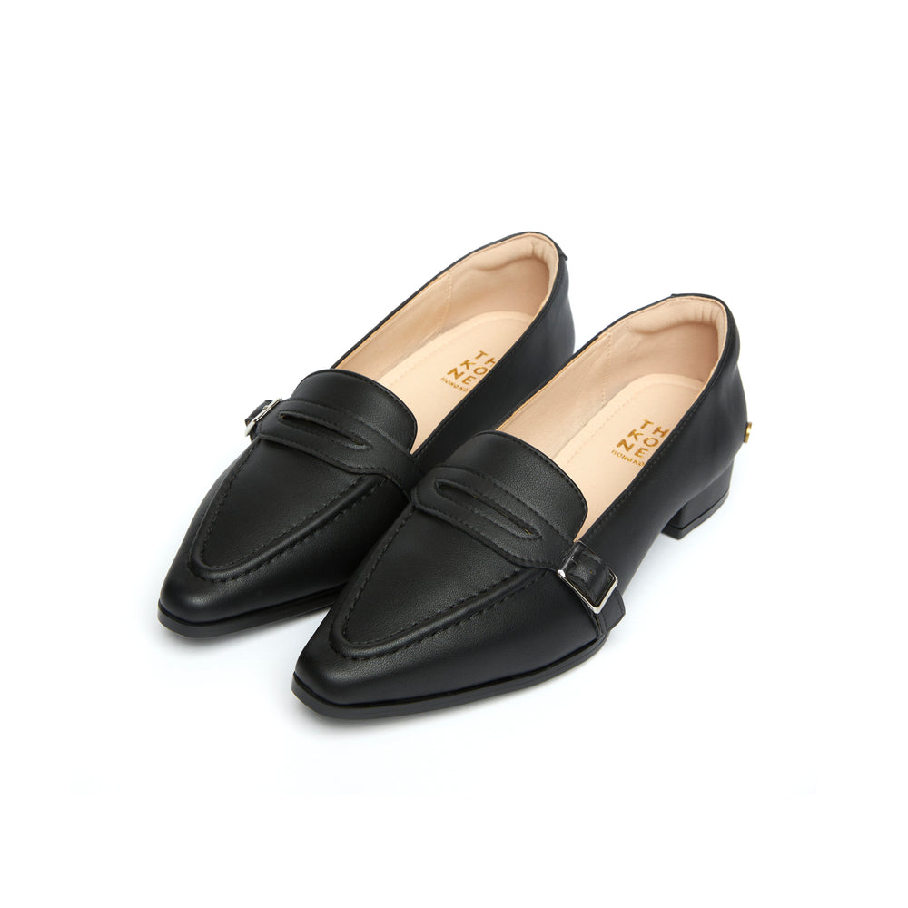 Klassic Buckle Loafers - Black (BLK)