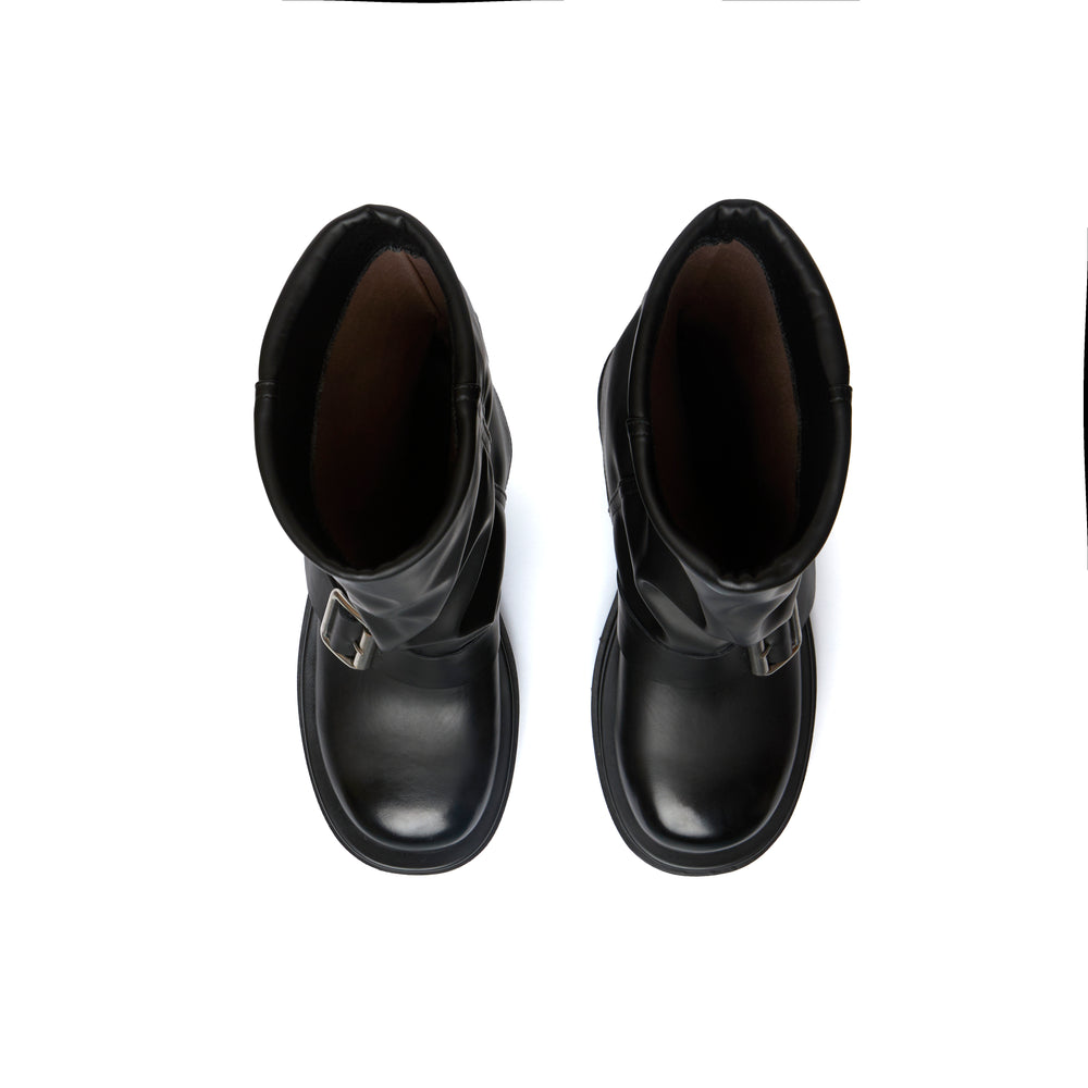 Soul Chic Buckle Boots - Black (BLK)