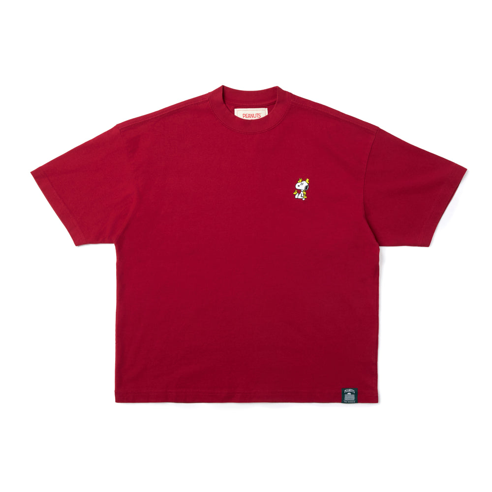 Snoopy One Point Tee - Burgundy (BGD)