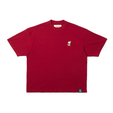 Snoopy One Point Tee - Burgundy (BGD)