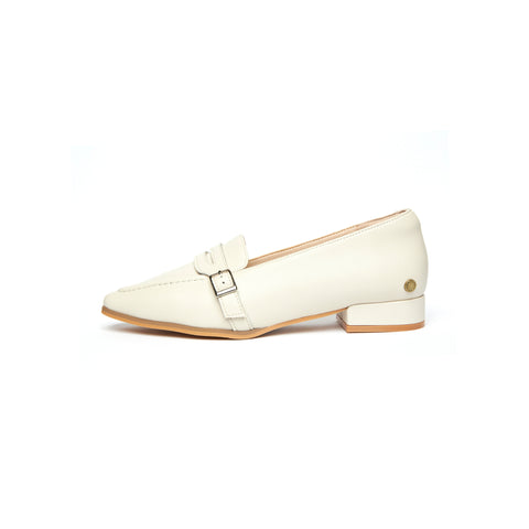Klassic Buckle Loafers - Beige (BEI)