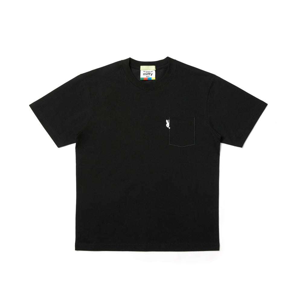 Miffy 70S Pocket Tee - Black (BLK)