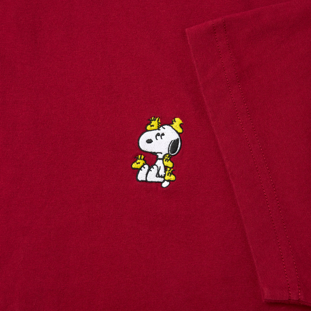 Snoopy One Point Tee - Burgundy (BGD)