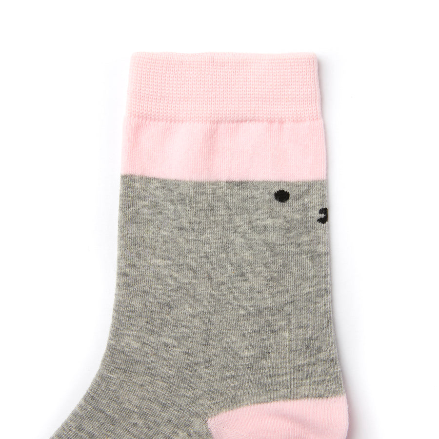 Miffy Face Color Mid Socks - Pink (PNK)