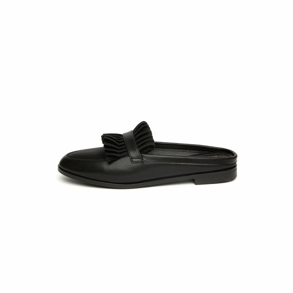 Karis Mules Slippers - Black (BLK)