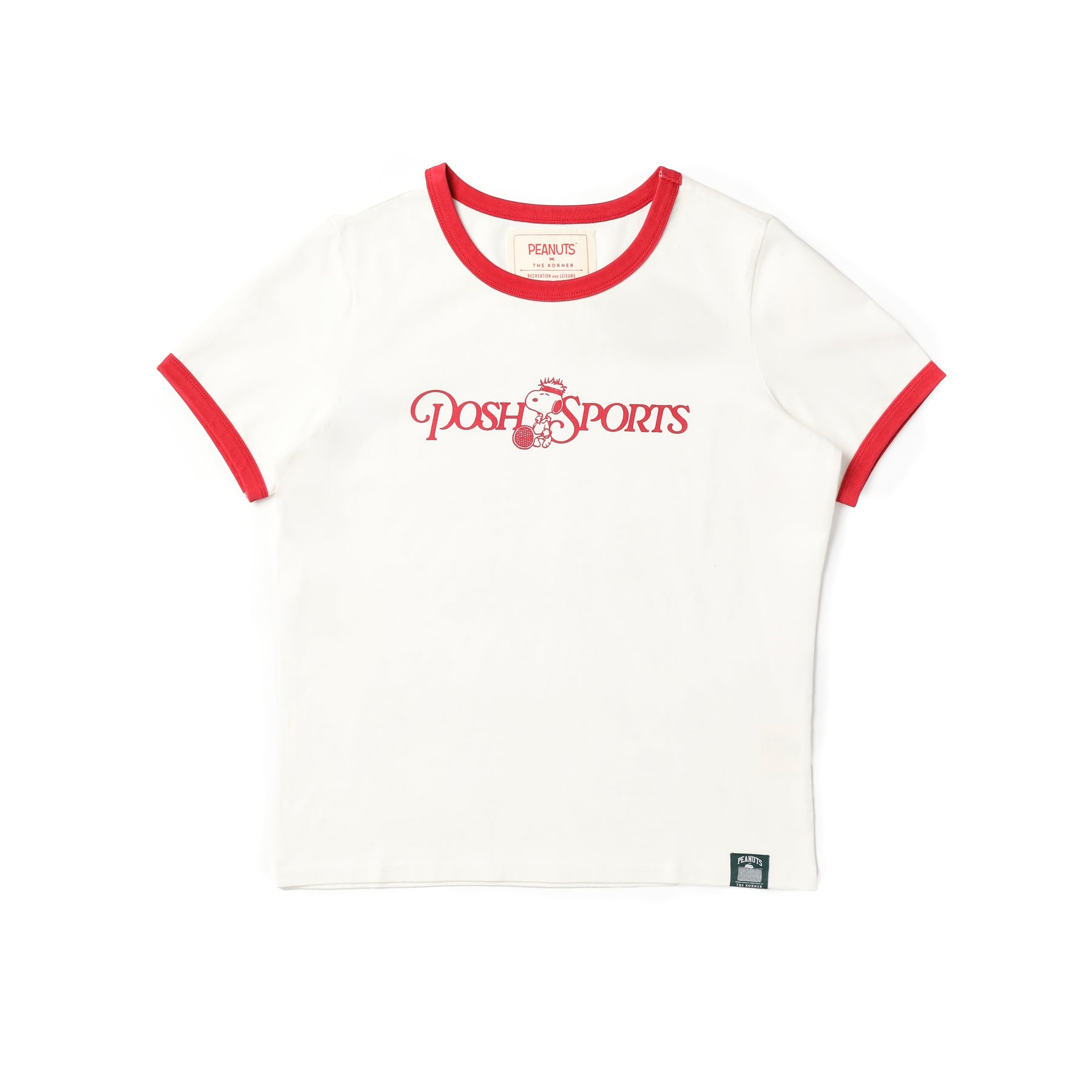 Snoopy Posh Sports Tee - White (WHT)