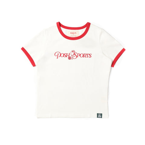Snoopy Posh Sports Tee - White (WHT)