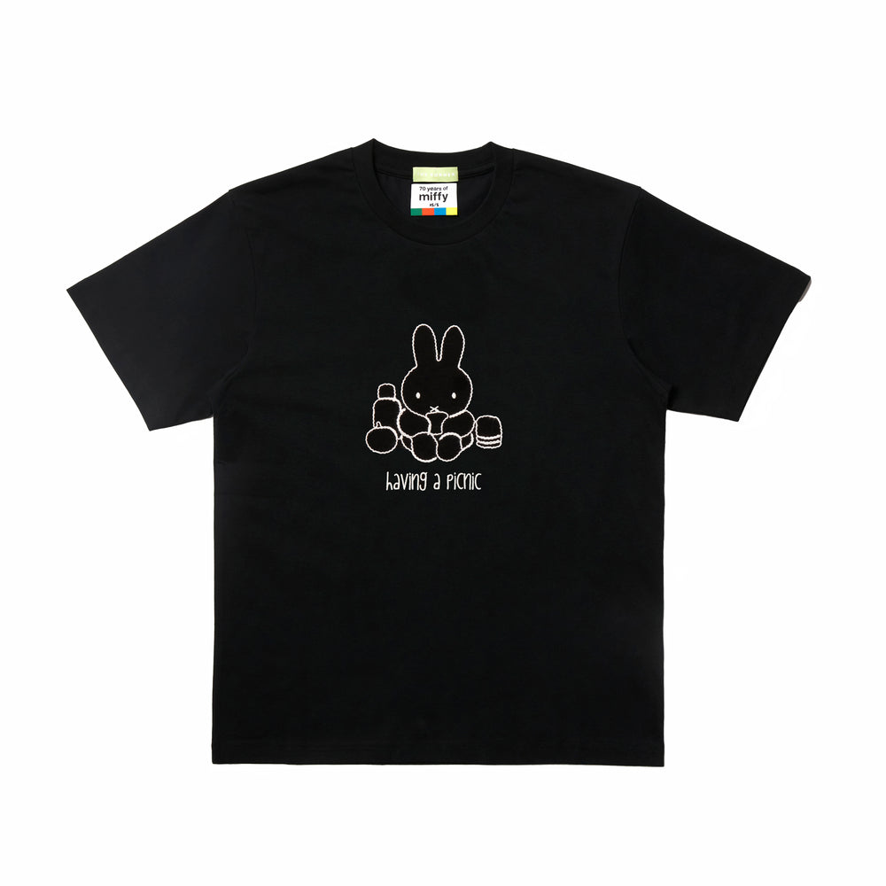 Miffy 70S Picnic Tee - Black (BLK)