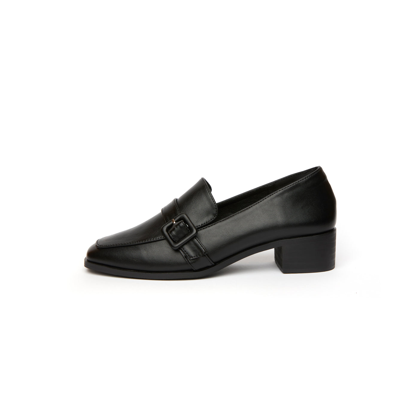 Kenni Buckle Loafers - Black (BLK)