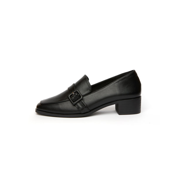 Kenni Buckle Loafers - Black (BLK)