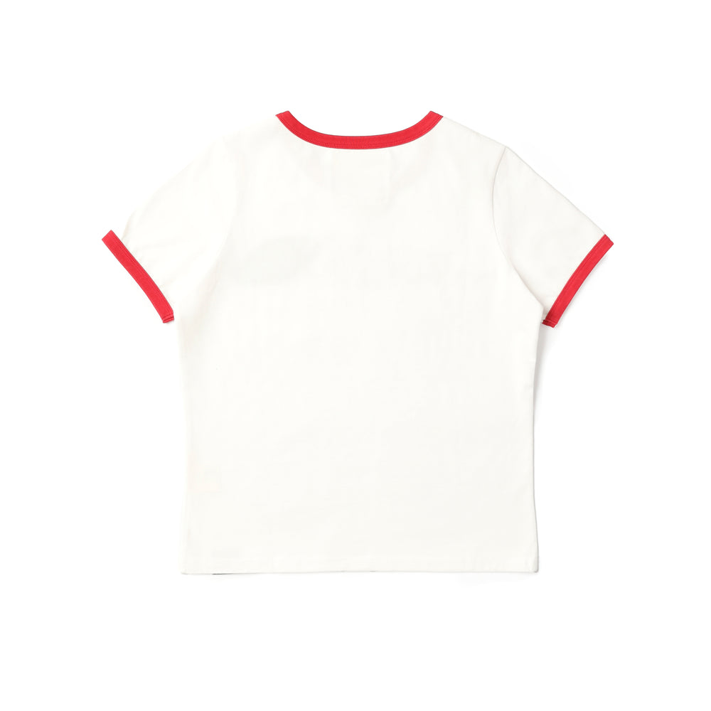 Snoopy Posh Sports Tee - White (WHT)