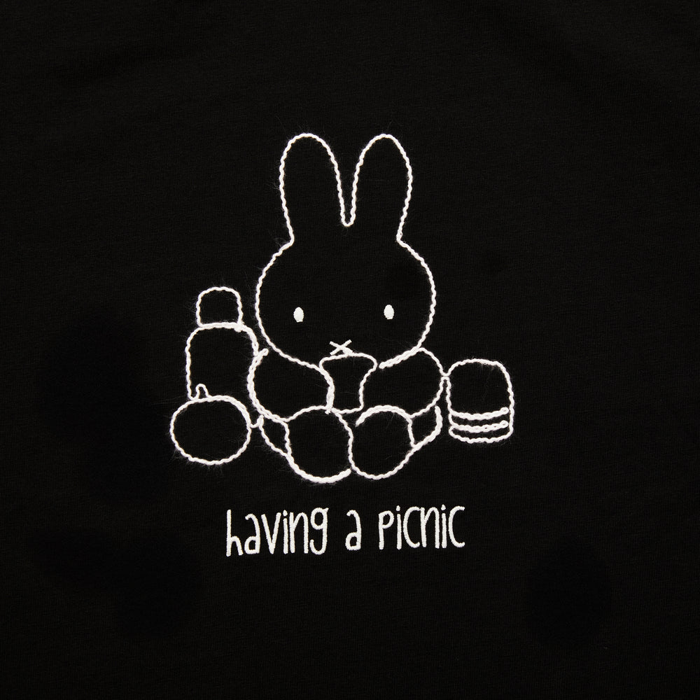 Miffy 70S Picnic Tee - Black (BLK)