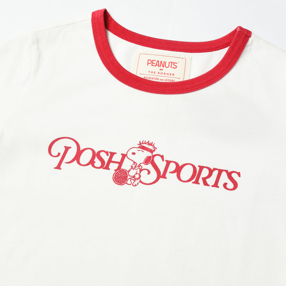 Snoopy Posh Sports Tee - White (WHT)