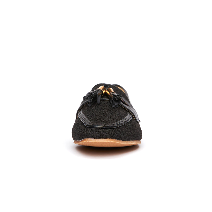 Kenni Tassel Loafers - Black ( BLK )