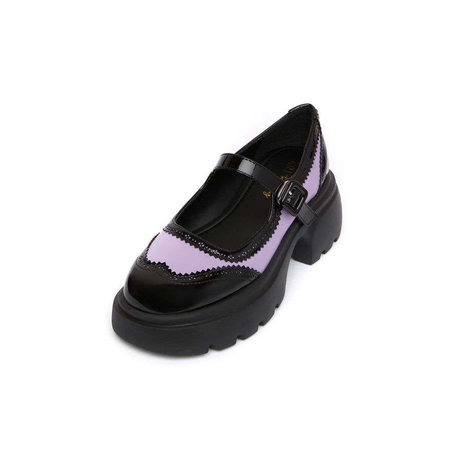 Sweetie Catstep Mary Jane - Light Purple (LPL+BLK)