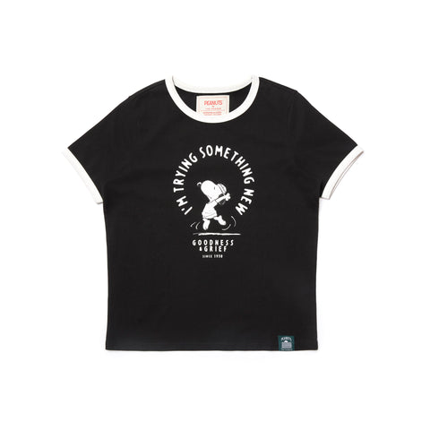 Snoopy Something New Tee - Black (BLK)