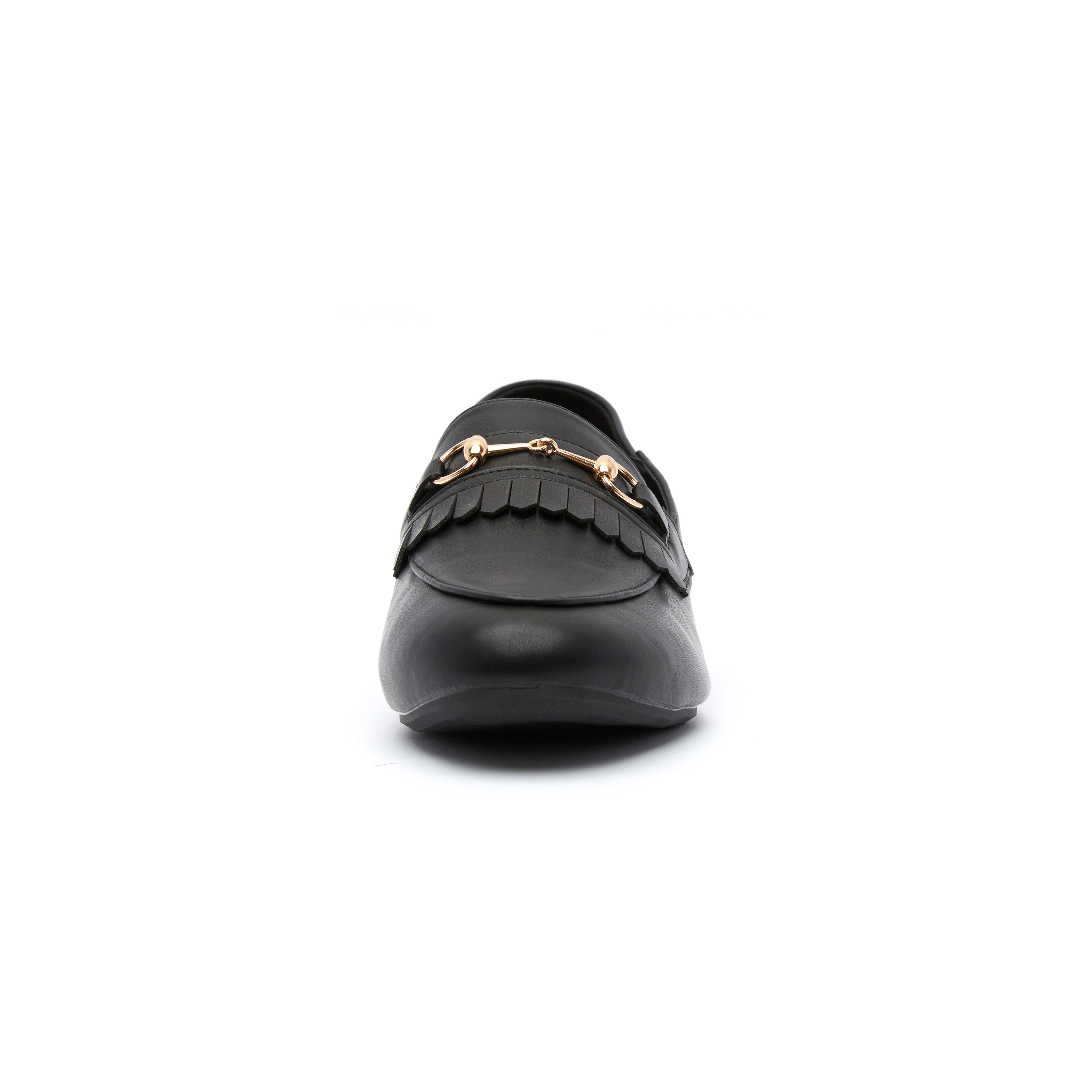 Kassel Buckle Loafers Black ( BLK ) The Korner