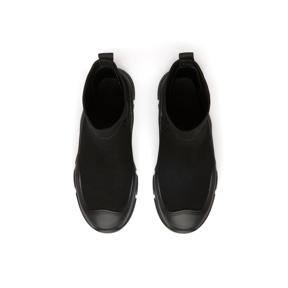 Kiley Suede Boots - Black (BLK)