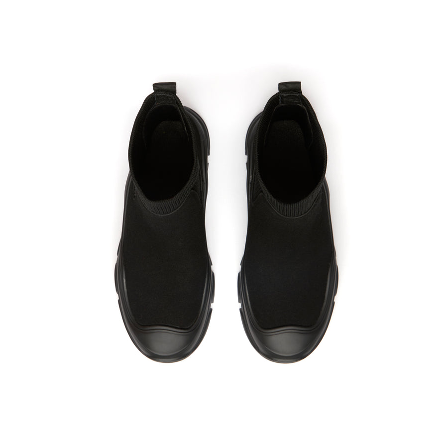 Kiley Suede Boots - Black (BLK)