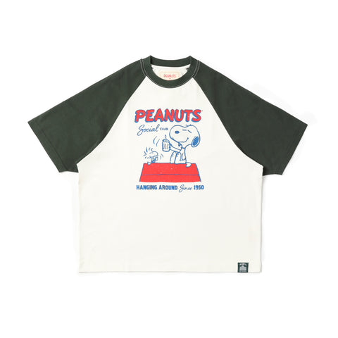 Peanuts Raglan Tee - Green (GRN)