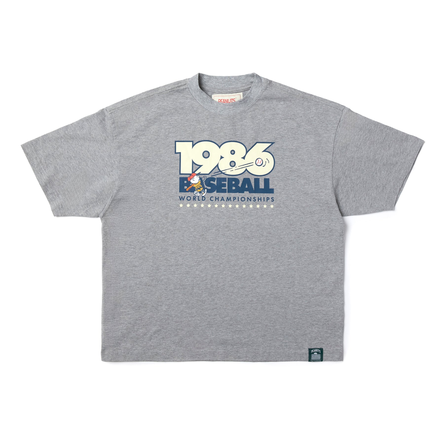 Peanuts 1986 Baseball Tee - Grey (GRY)