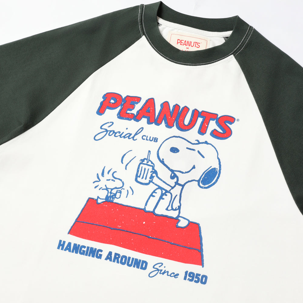 Peanuts Raglan Tee - Green (GRN)