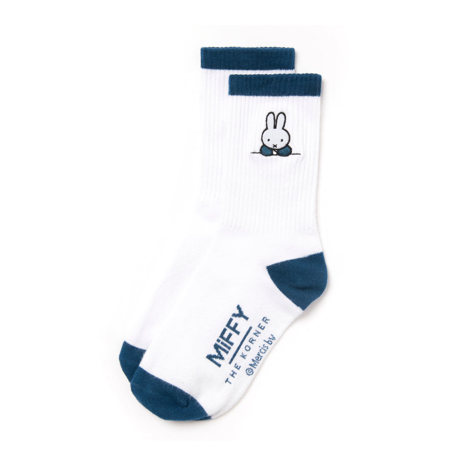 Miffy Head Mid Socks - Blue (BLUE)