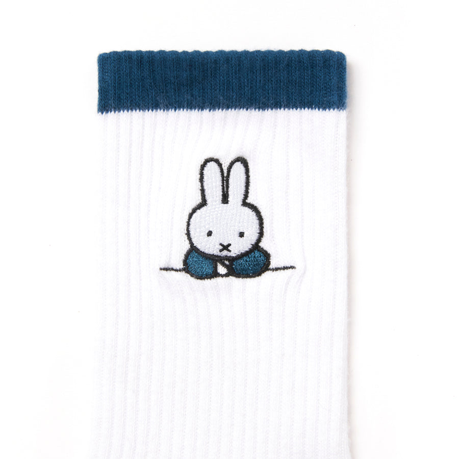 Miffy Head Mid Socks - Blue (BLUE)