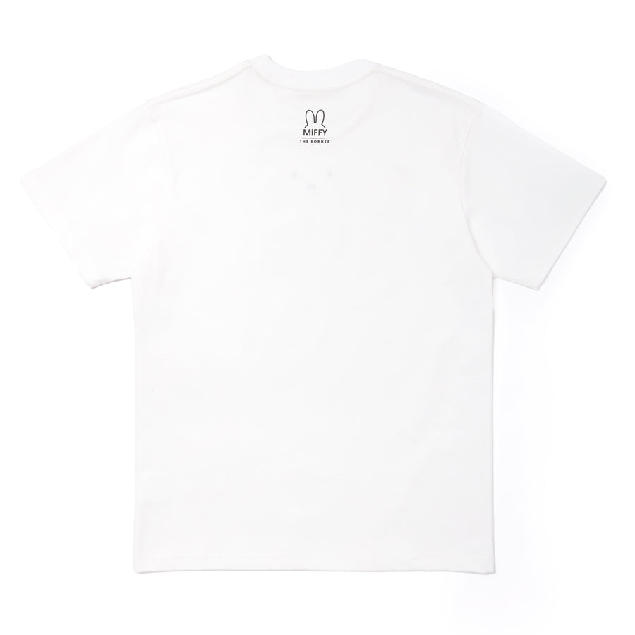 Miffy Face Short Sleeve Tee - White (WHT)