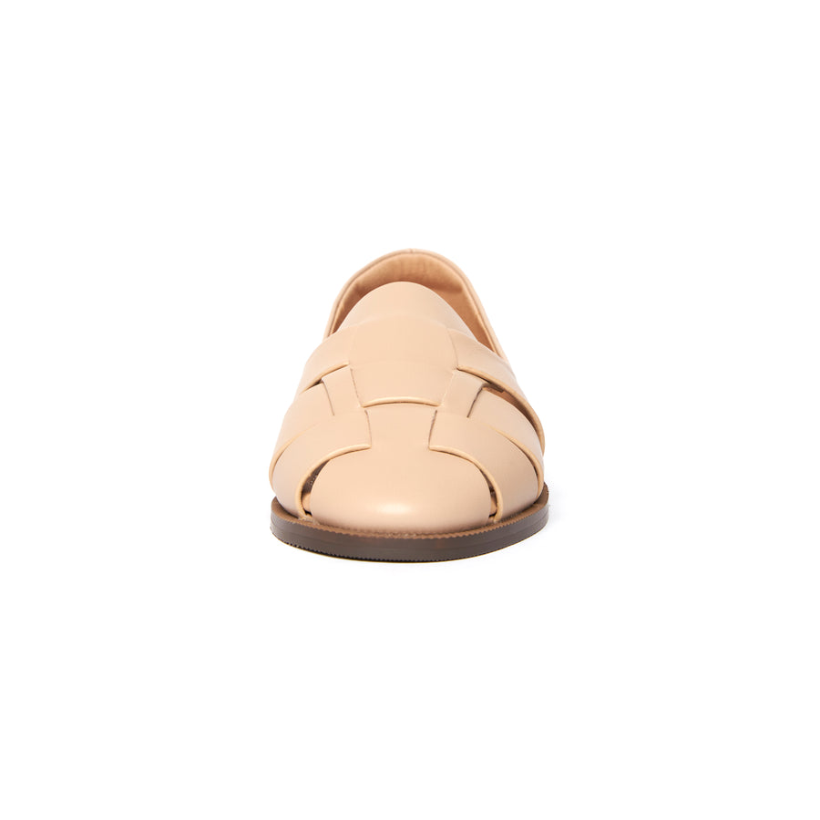 Kris Leather Loafers - Nude ( BEIN )