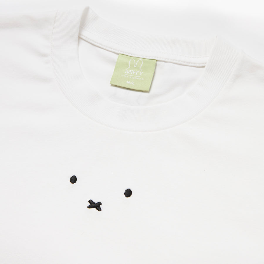 Miffy Face Short Sleeve Tee - White (WHT)