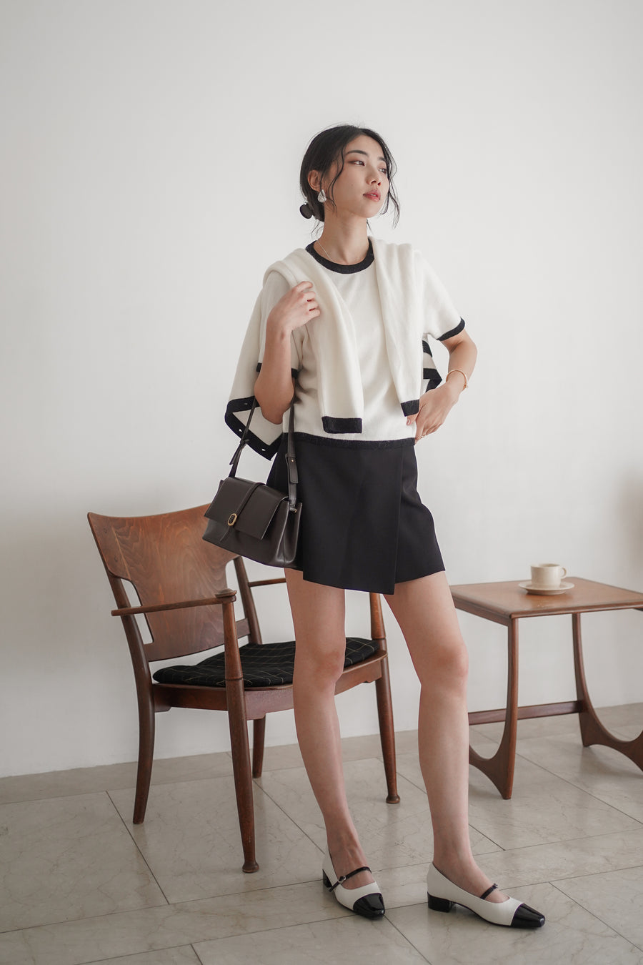 Kedi Mary Jane - Beige (BEI+BLK)