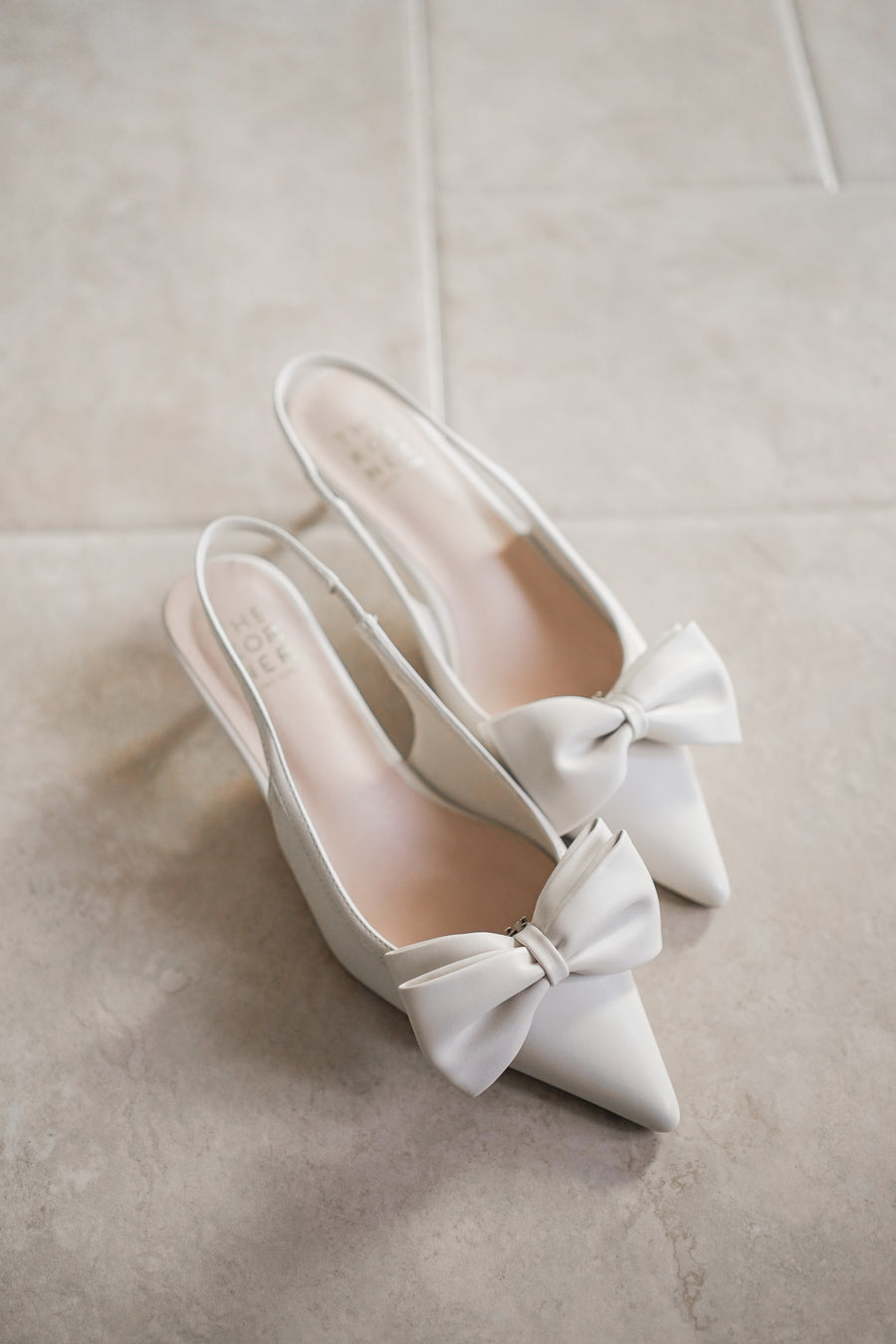 Kedi Bow Heels - Beige (BEI)
