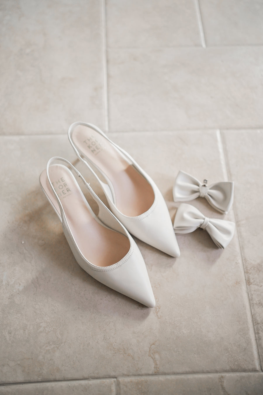 Kedi Bow Heels - Beige (BEI)