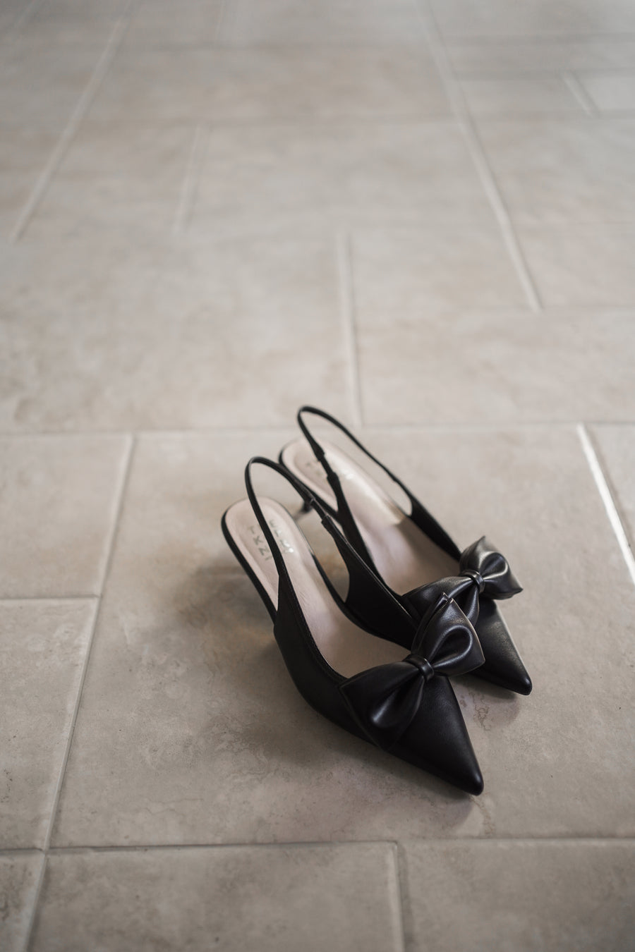 Kedi Bow Heels - Black (BLK)