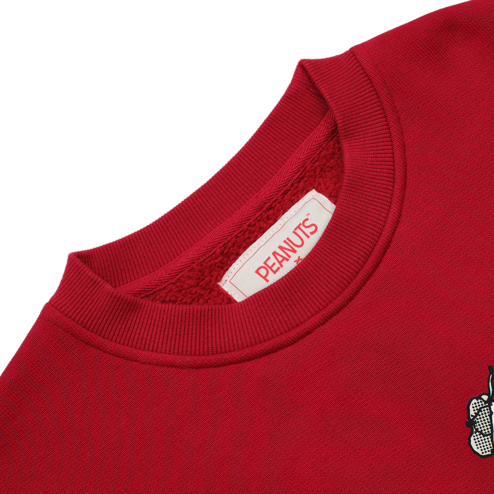 Snoopy Fore Sweatshirt - Burgundy (BGD)