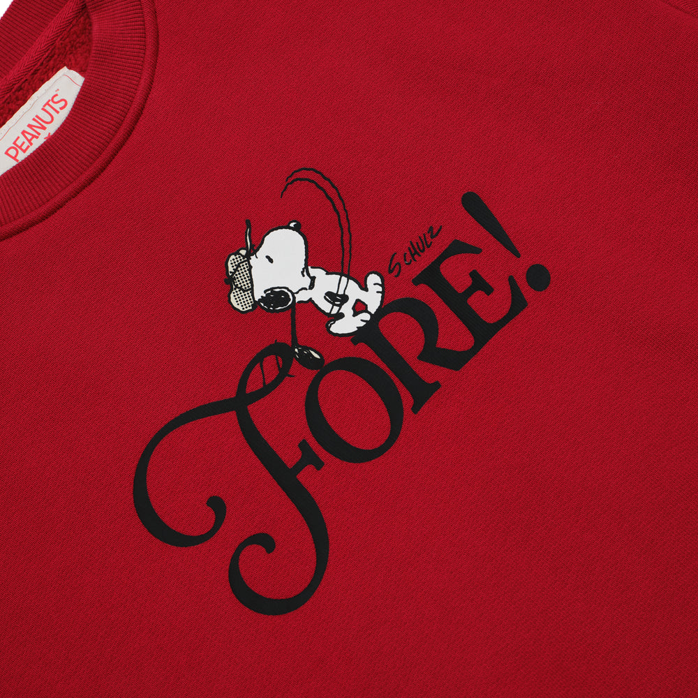 Snoopy Fore Sweatshirt - Burgundy (BGD)