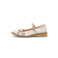 Kace Buckle Mary Jane - Beige (BEI) - 42F / BEI