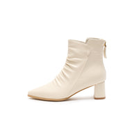 Kace Wrinkle Boots - Beige (BEI) - 38F / BEI
