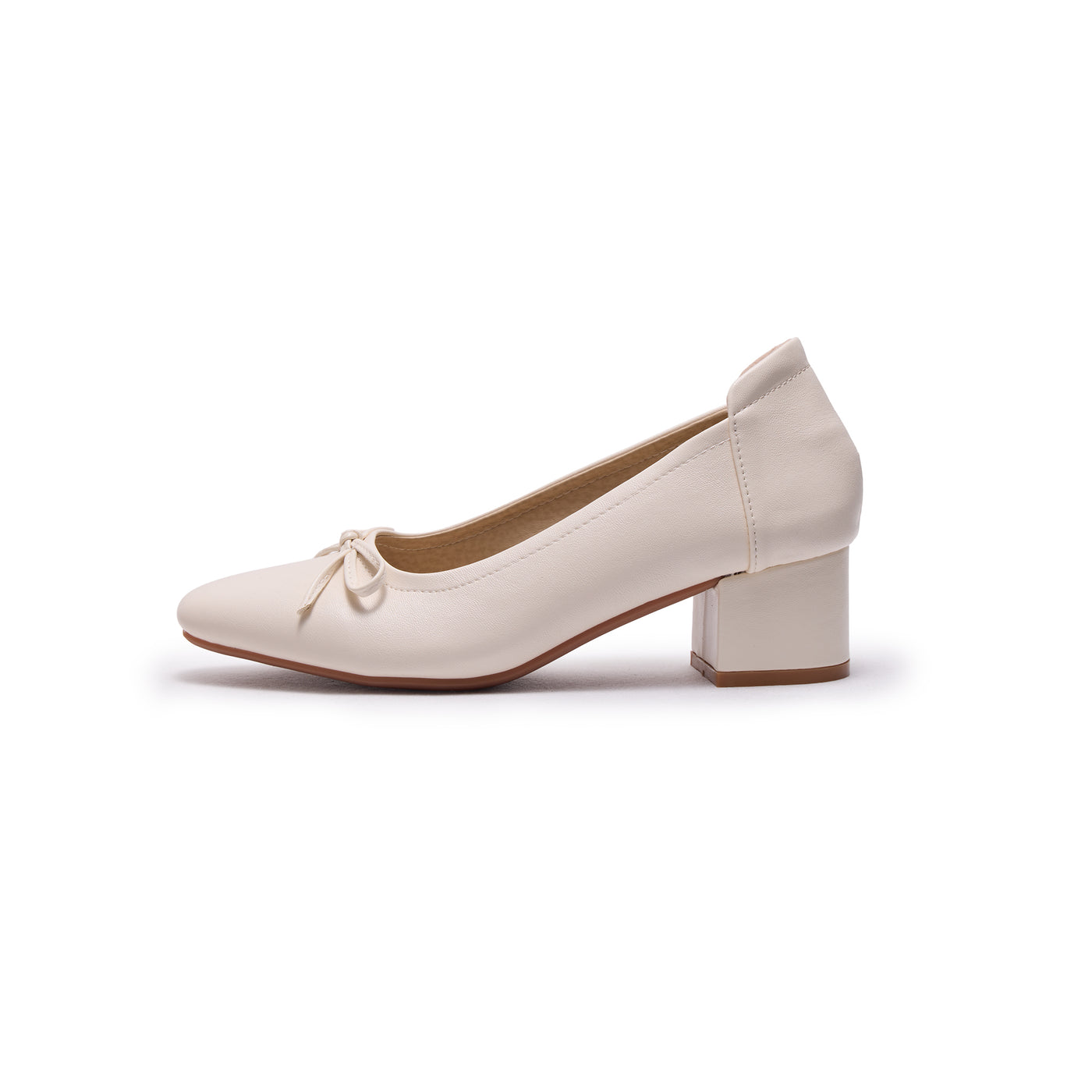 Klassic Ribbon Heels II - Beige (BEI)