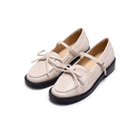 Kyle Ribbon Loafers - Beige (BEI) - 38F / BEI
