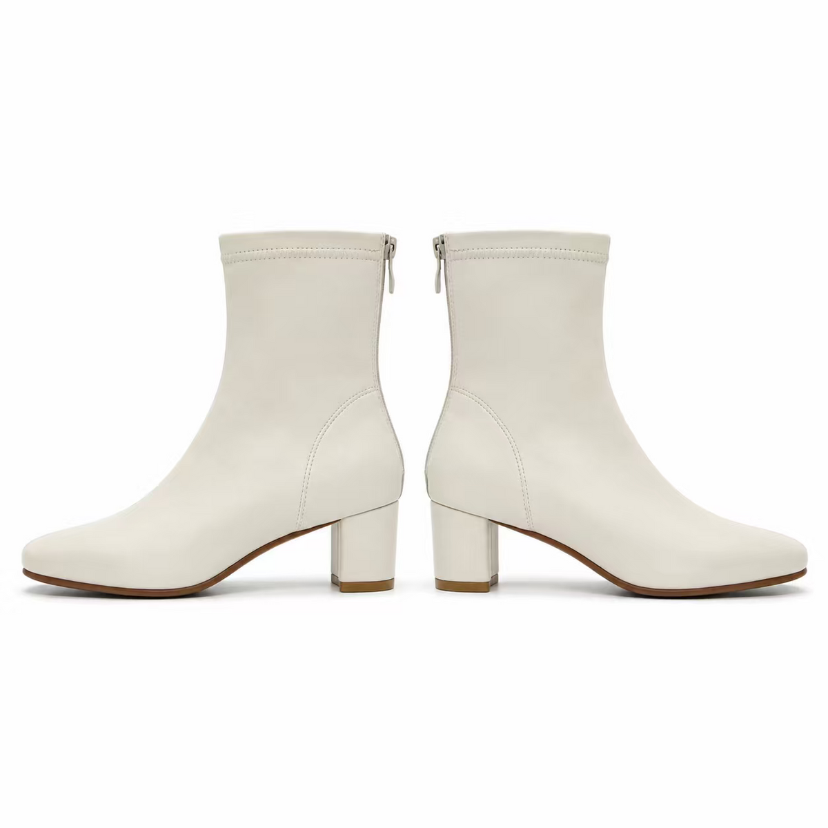 Kace Zip Boots - Beige (BEI)
