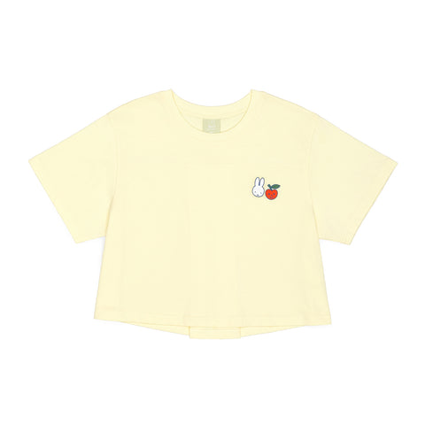 Miffy Apple Crop Tee - Yellow (YEL)