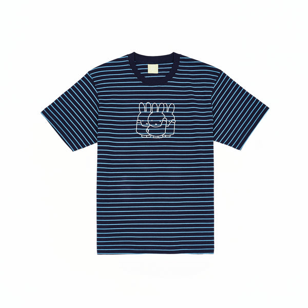 Miffy Hello Stripe Tee - Navy (NVY)