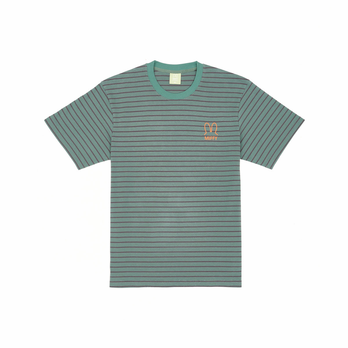 Miffy Head Stripe Tee - Green (GRN)