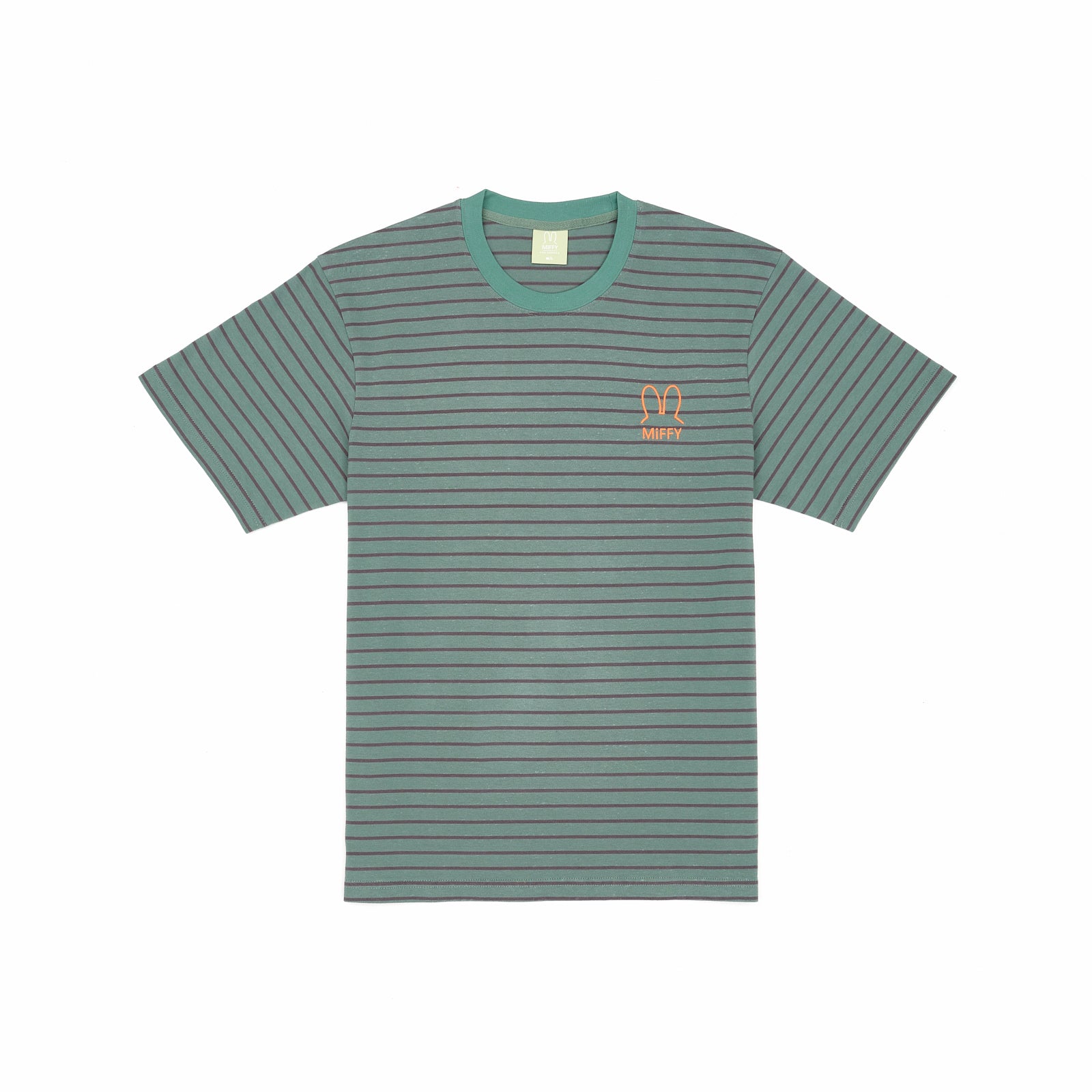 Miffy Head Stripe Tee - Green (GRN)