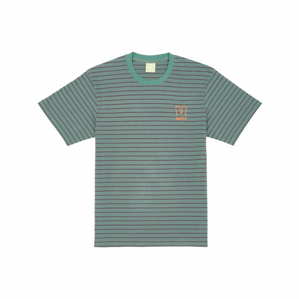 Miffy Head Stripe Tee - Green (GRN)