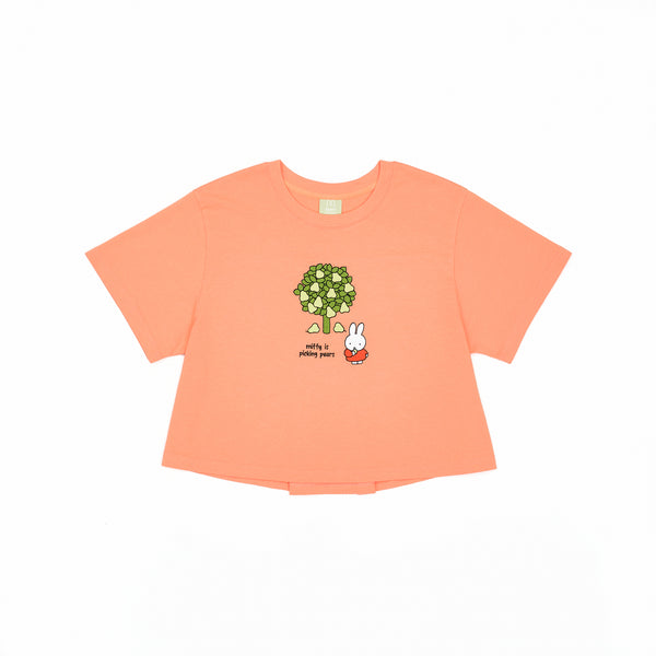 Miffy Picking Pears Tee - Orange (ORG)