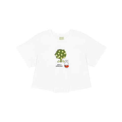 Miffy Picking Pears Tee - White (WHT)